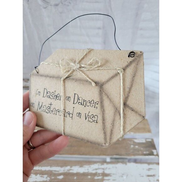 Box credit card ornament spending shopping Xmas tree - Picture 4 of 5